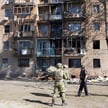 Budynek w Kursku, uszkodzony w wyniku ukraińskich ataków