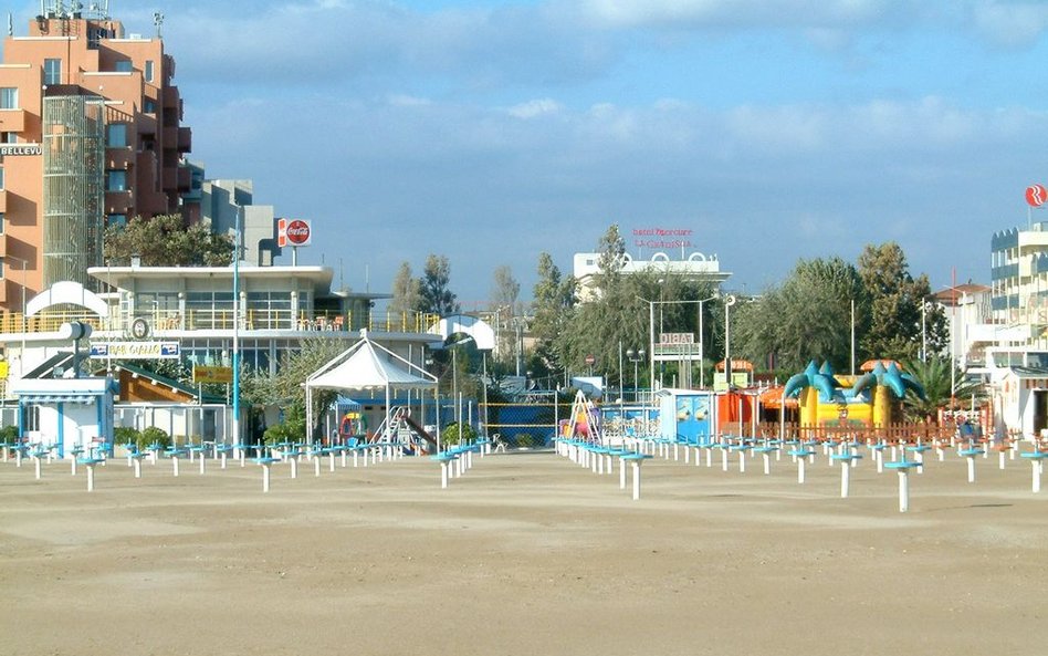 Plaża w Rimini