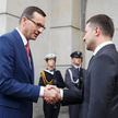 Spotkanie premiera Mateusza Morawieckiego z prezydentem Ukrainy Wołodymyrem Zełenskim w sierpniu 201