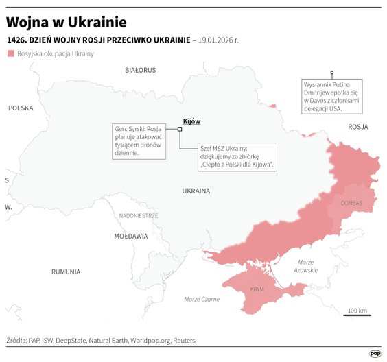Tak wyglądała sytuacja na froncie w 1426 dniu wojny