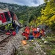 Dwa pociągi ekspresowe zderzyły się czołowo na Słowacji