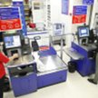 Kasy samoobsługowe w jednym z hipermarketów