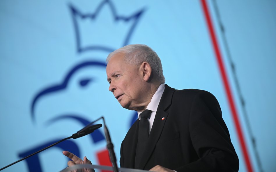 Prezes PiS Jarosław Kaczyński