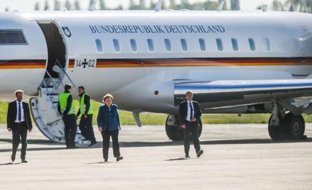 Kanclerz Angela Merkel musiała w maju zrezygnować z dalszej podróży na lotnisku w Dortmundzie, gdyż 