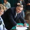 Andrzej Duda oddał głos w lokalu wyborczym w Krakowie