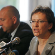 Prezes NFZ Jacek Paszkiewicz i minister zdrowia Ewa Kopacz