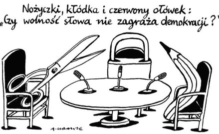 Komentarz rysunkowy. Wolność słowa