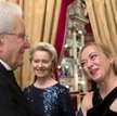 Prezydent Włoch Sergio Mattarella (na zdjeciu z premier Giorgią Meloni)