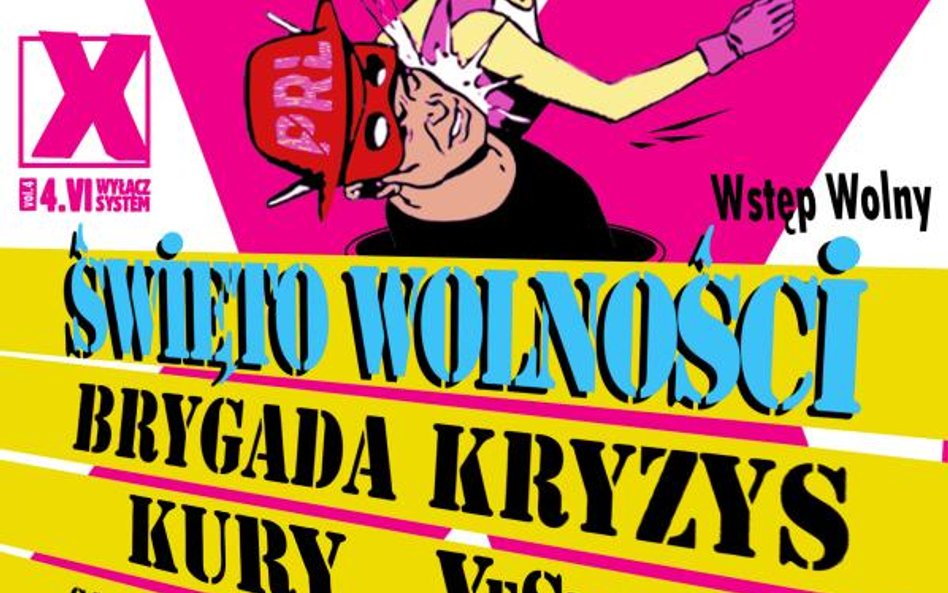 Plakat Fiesta vol. 4 Rys. Maciek "Dżordż" Powała