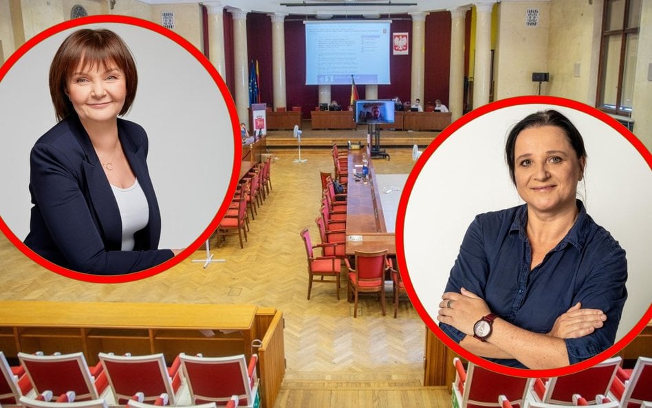Stanowiska wiceprzewodniczących w Radzie Warszawy objęły Ewa Janczar (z lewej strony) i Kamila Gołęb