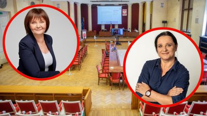 Stanowiska wiceprzewodniczących w Radzie Warszawy objęły Ewa Janczar (z lewej strony) i Kamila Gołęb