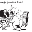 Komentarz rysunkowy. Reanimacja premiera trwa!