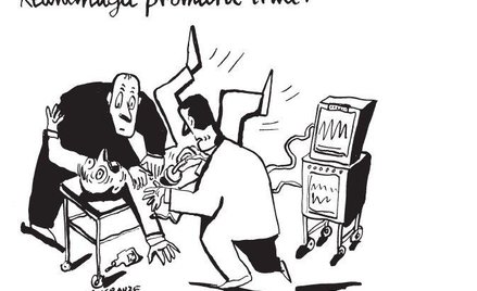 Komentarz rysunkowy. Reanimacja premiera trwa!