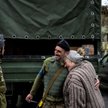 Ukraińscy żołnierze w jednej z wyzwolonych miejscowości