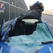 Tak wyglądał ford focus po zderzeniu z łosiem pod Świdnikiem