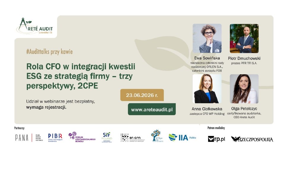 Rola CFO w integracji ESG ze strategia spółki – ryzyka i szanse