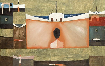 Jerzy Nowosielski, „Porwanie Europy”, 1976 r., olej, płótno, 70 x 100 cm