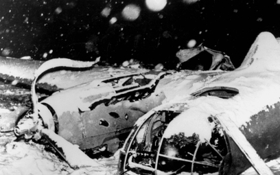 Rosyjski bombowiec zestrzelony w czasie wojny zimowej