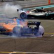 Bolidy Fernando Alonso i Lewisa Hamiltona