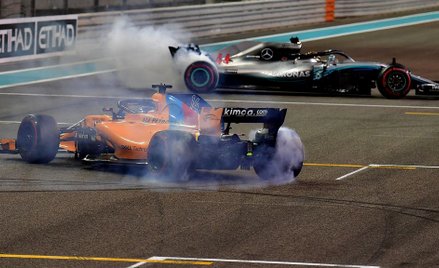 Bolidy Fernando Alonso i Lewisa Hamiltona