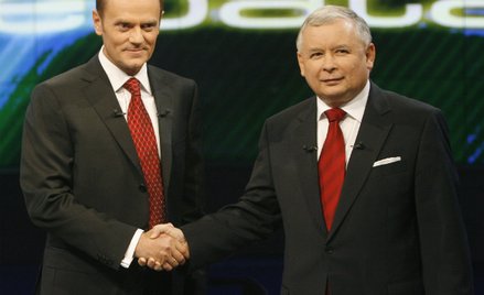 Debata prezesa z premierem - wersja kabaretowa