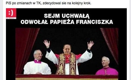 Marek Sowa żartuje z PiS-u i Kościoła