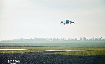 Dostawczy dron Amazona - zdjęcie z konta Jeffa Bezosa