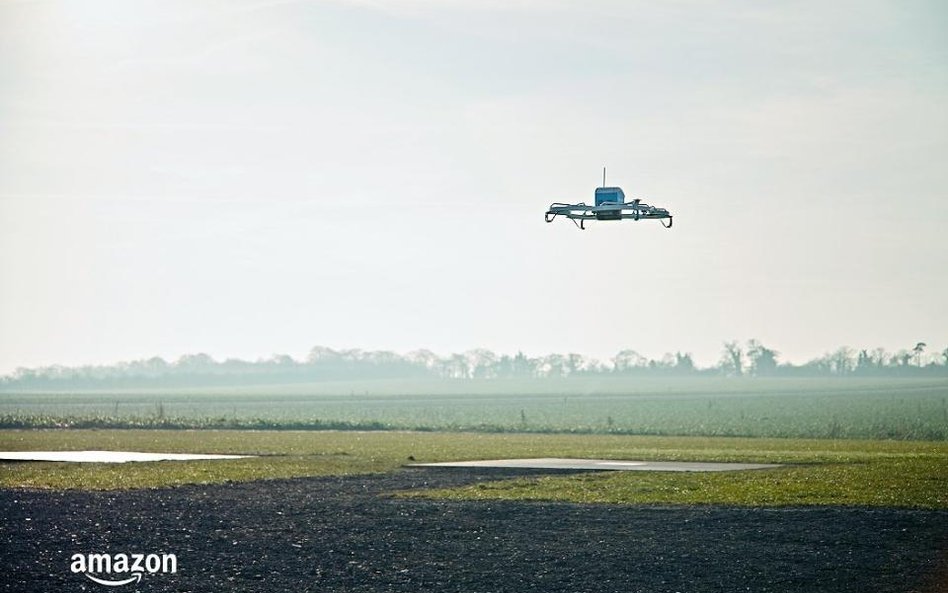 Dostawczy dron Amazona - zdjęcie z konta Jeffa Bezosa