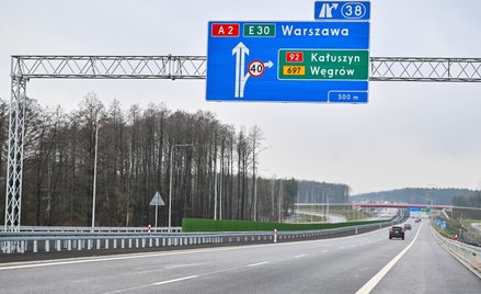 Nowe płatne odcinki obejmują m.in. fragmenty A2 między Kałuszynem a Siedlcami.