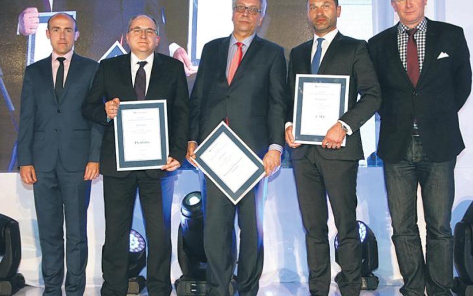 Od lewej: minister sprawiedliwości Borys Budka, partnerzy największych kancelarii w Polsce: Arkadius