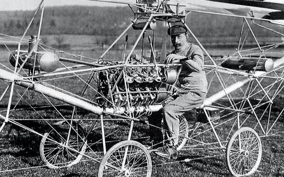 Paul Cornu w 1907 roku dowiódł, że lot śmigłowca jest możliwy