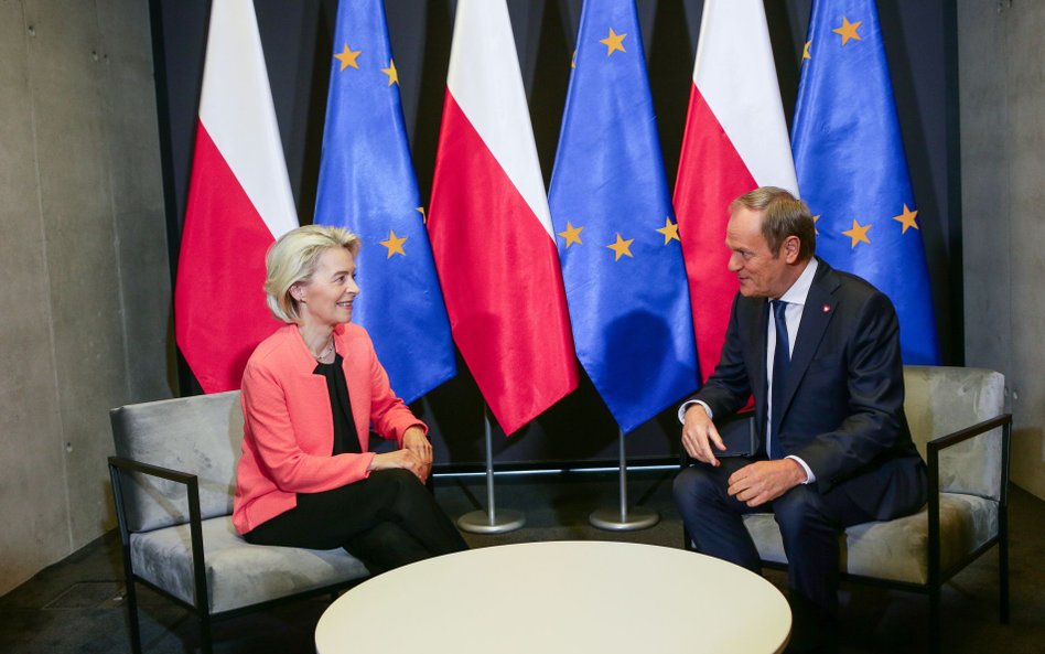 Ursula von der Leyen i Donald Tusk