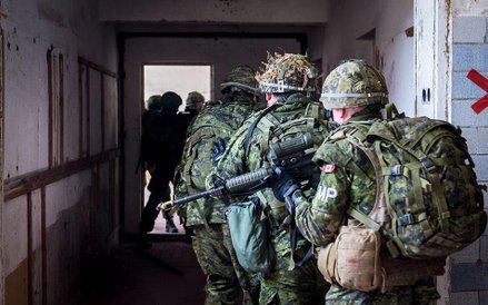 Polsko - kanadyjskie szkolenie przy granicy