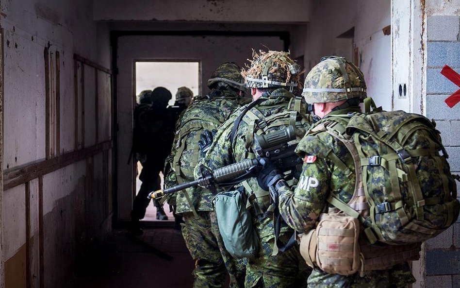 Polsko - kanadyjskie szkolenie przy granicy