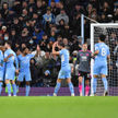 Piłkarze Manchesteru City cieszą się ze zdobytego gola