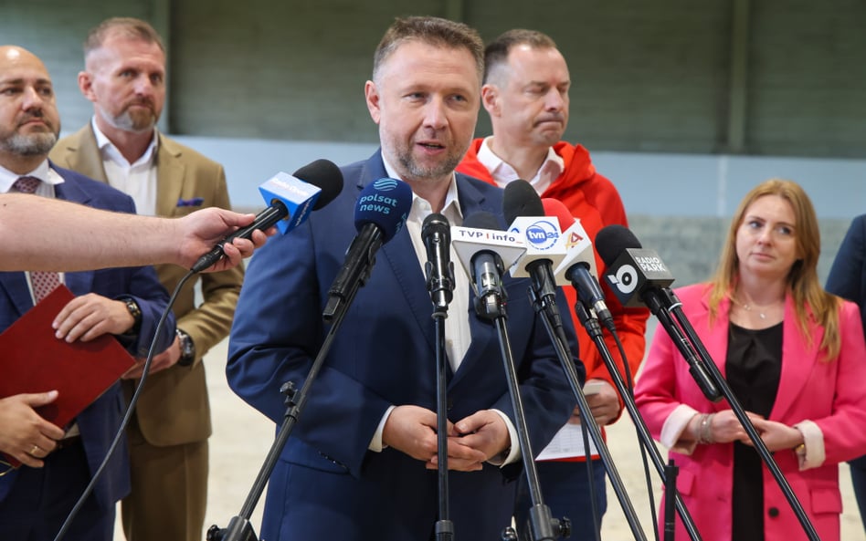 Pełnomocnik rządu ds. odbudowy po powodzi Marcin Kierwiński