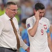 Robert Lewandowski i selekcjoner reprezentacji Czesław Michniewicz po meczu Polska-Argentyna