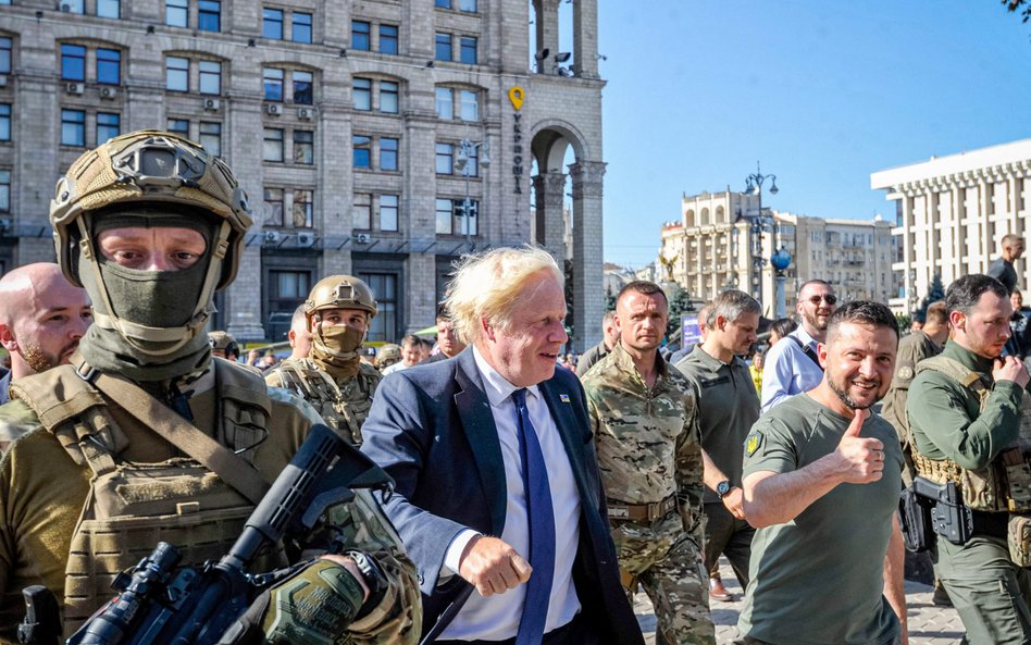 W Dniu Niepodległości Kijów odwiedził Boris Johnson