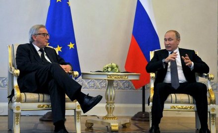 Jean-Claude Juncker i Władimir Putin
