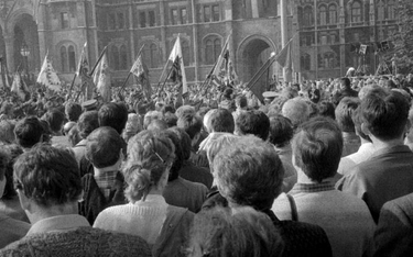 Niezależne od władzy komunistycznej obchody 15 marca (rocznica węgierskiego powstania narodowego i w