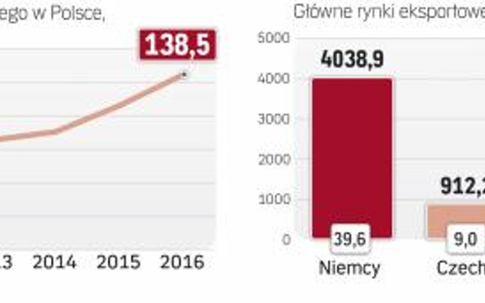 O wielkości produkcji części i komponentów w Polsce decydują zamówienia z niemieckich zakładów