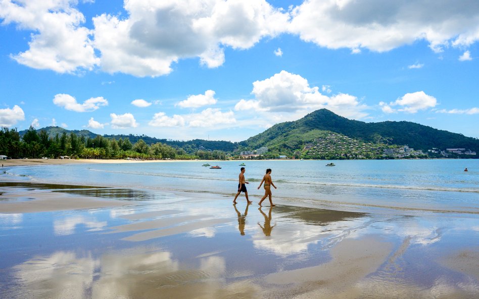 Plaża na wyspie Phuket  w Tajlandii