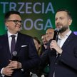 Liderzy Trzeciej Drogi, marszałek Sejmu Szymon Hołownia i wicepremier, minister obrony narodowej Wła