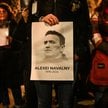 Uroczystości upamiętniające rosyjskiego lidera opozycji Aleksieja Nawalnego w Krakowie