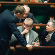 Łza się w oku kręci. 2003 rok w Sejmie – Donald Tusk, Ludwik Dorn i Jarosław Kaczyński niedługo wcze