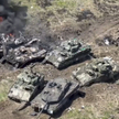 Czołgi Leopard-2A6 i bojowe wozy piechoty M2 Bradley zniszczone w walkach w obwodzie zaporoskim