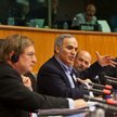 Garri Kasparow z wizytą w Parlamencie Europejskim. W czasie największej aktywności politycznej, w li