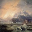 „Erebus i Terror w Arktyce” – obraz olejny, John Wilson Carmichael, połowa XIX wieku