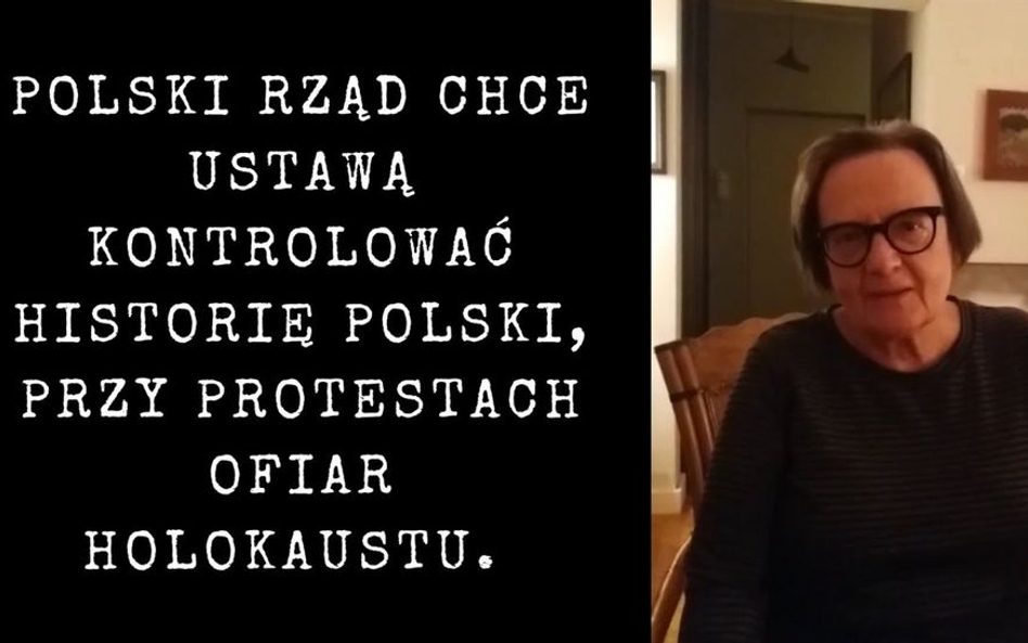 "Not in my name". Akcja z Holland i Jandą odcina się od ustawy o IPN