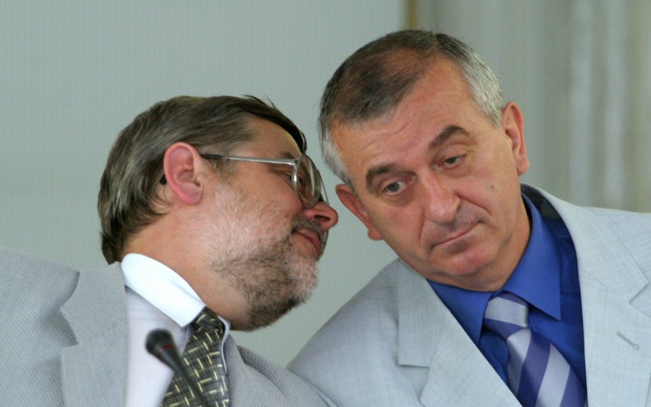 Afera Rywina utorowała drogę PiS-owi do władzy – uważa Bogdan Lewandowski. Na zdjęciu z prawej z Tom